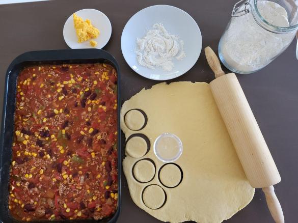 Variation Irischer Cobbler mit Scones