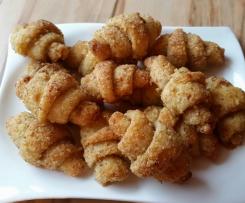 Walnuss-Marzipan-Hörnchen