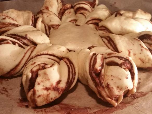 Variation von Nutellablume