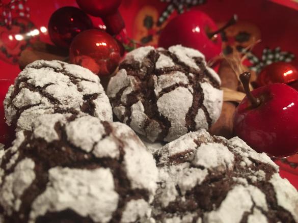 American Chocolate Crinkle Cookies