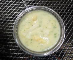 Spargel-Blumenkohlcremsuppe