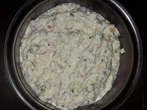 Apfel-Zwiebel-Kresse-Aufstrich