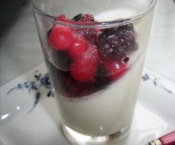 Beeren - Panna - cotta ..