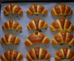 Variation von Butterhörnchen