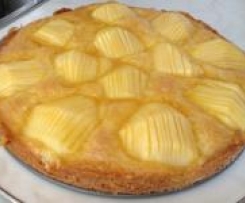 Variation von Altländer Apfelkuchen