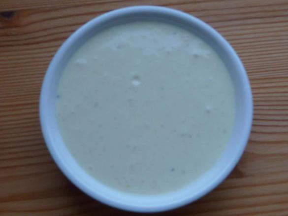 Variation von Mayonnaise vegan