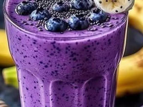 Bananen - Blaubeer - Smoothie
