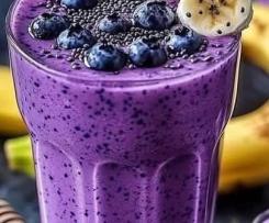 Bananen - Blaubeer - Smoothie