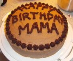 Variation von Nusskuchen (Eiweißverwertung) -> Geburtstagskuchen