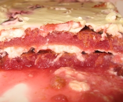 Rotweinzwetschgen-Tiramisu