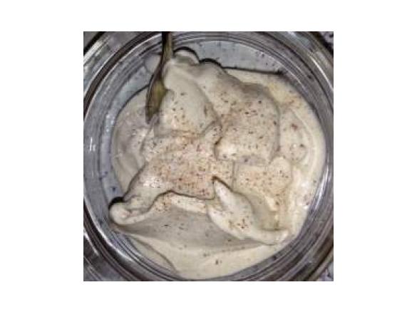 Bananen-Schmandeis (ohne Zucker)