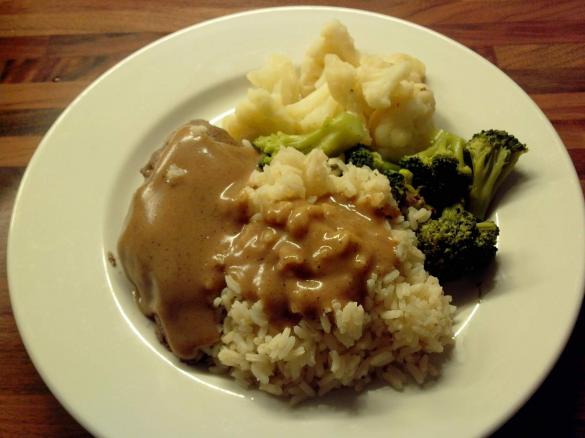 Hähnchenbrust Garam Masala mit Gemüse und Reis 