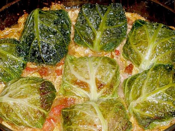 Gemüse-Wirsingroulade