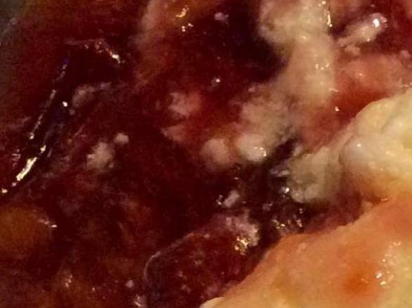 Pflaumen mit Grießschaum