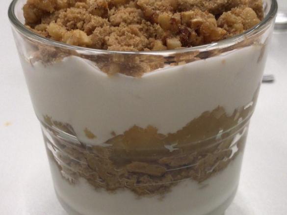 Apfel-Spekulatius-Dessert