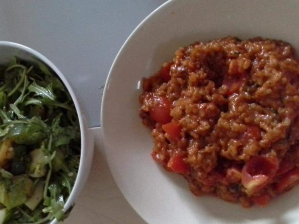 Variation von Tomaten Risotto á la ww