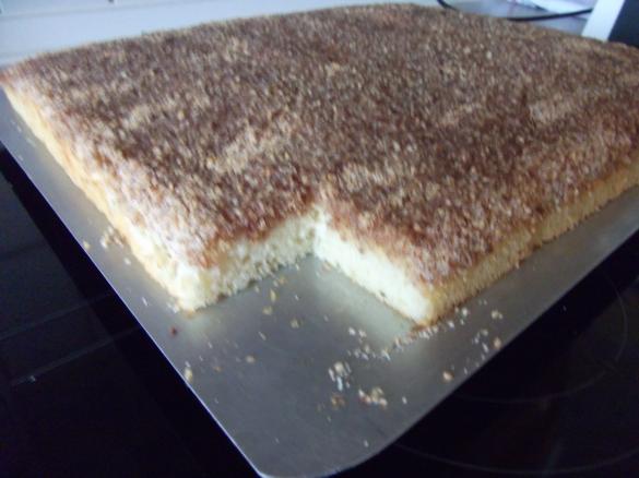 Buttermilchkuchen mit Nuss ( schnell und einfach)