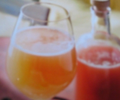 Rhabarber-Limetten Sirup