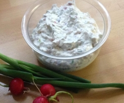 Frühlings-Frischkäse mit Radieschen und Dill