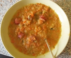 Möhreneintopf mit Rahmporree