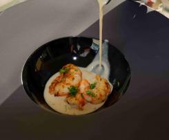 Rieslingsuppe mit Garnelen - das besondere Rezept