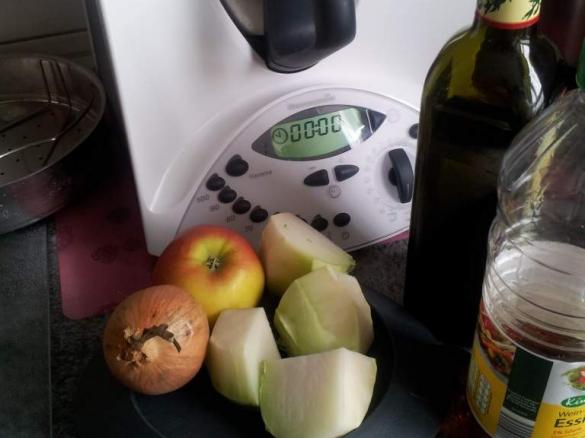 Kohlrabi - Apfel Salat