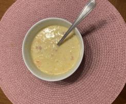 Variation Kartoffelsuppe mit Würstchen und Karotten Rezept des Tages 9.12.2013