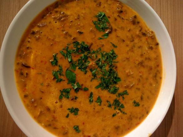 Beuschel mit Chili-Cremesauce