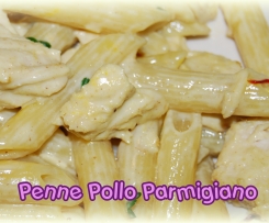 Penne Pollo Parmigiano- Hähnchenbrust in Parmesan-Sahne Sauce