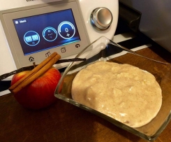Vanillepudding mit Apfel und Zimt 