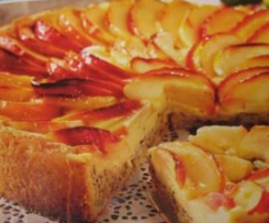 Apfel-Mohnkuchen mit Schmandguss