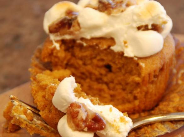 Suesskartoffel Cupcakes 