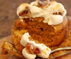 Suesskartoffel Cupcakes 