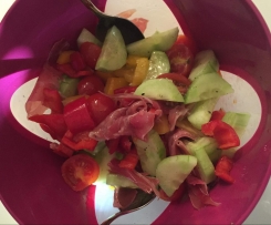 Rucolasalat mit Parmaschinken