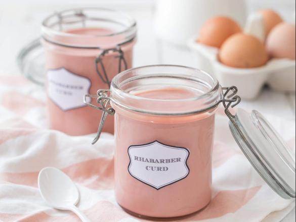 Rhabarber Curd