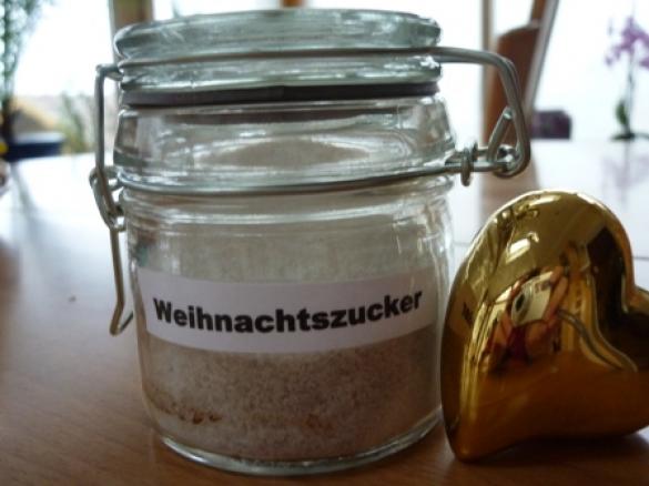 Aromatisierter Weihnachtszucker
