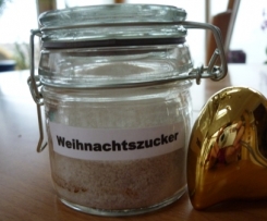 Aromatisierter Weihnachtszucker