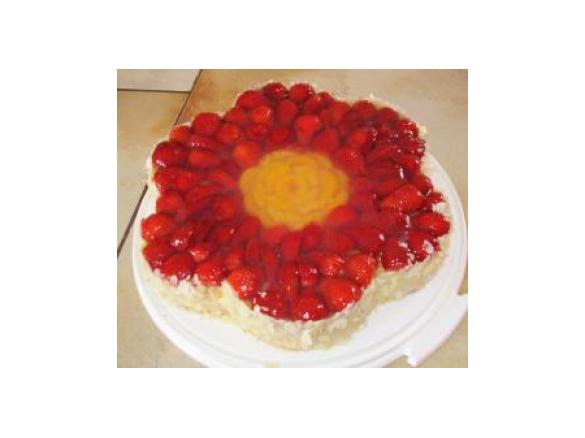 Erdbeer-Mandarinen-Blüte