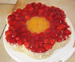 Erdbeer-Mandarinen-Blüte