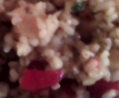 Bunter Bulgursalat