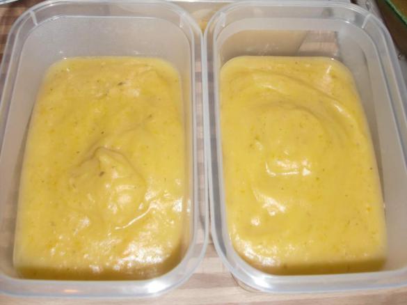 Babys Kartoffelsuppe auf Vorrat