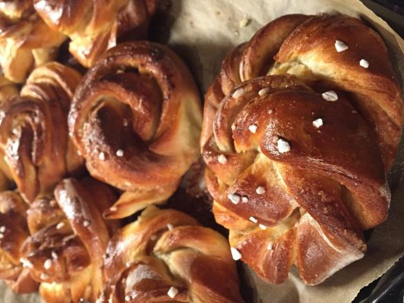 Canelsnurrer (Norwegische Zimtschnecken / Franzbrötchen)