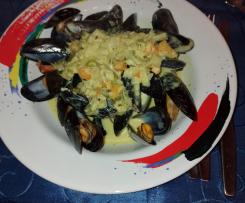 Muscheln in Curryrahm
