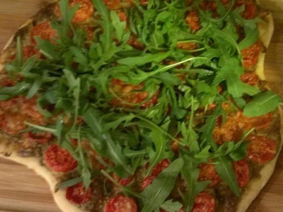 Tomatenkuchen mit Rucola (WW)