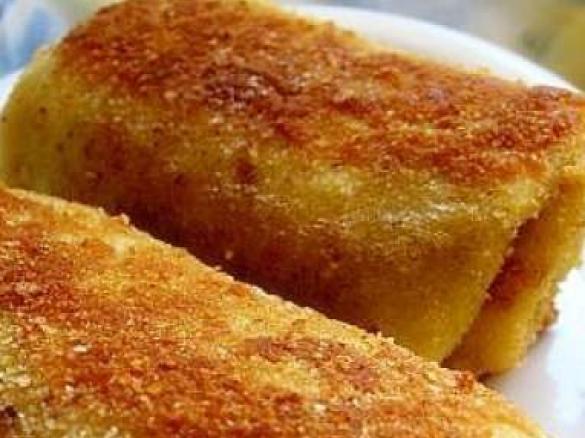 Pfannkuchen mit Sauerkraut (Krokiety z kapusta)