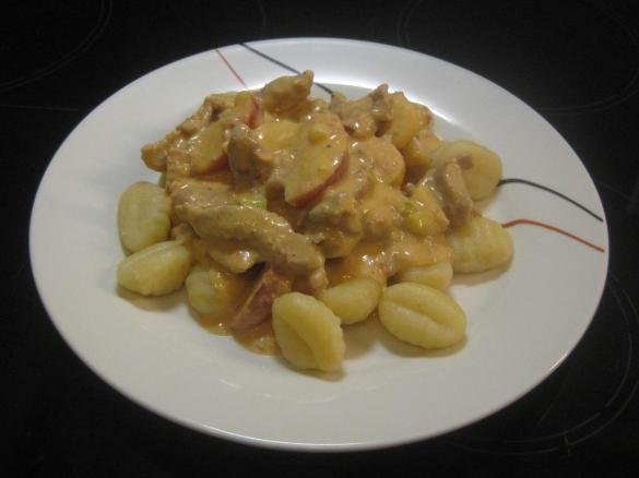 Geschnetzeltes mit Gnocchi