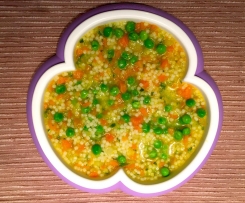 Nudel-Gemüsesuppe auf Vorrat