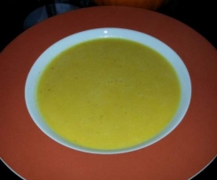 Beschwipste Kürbis-Creme-Suppe