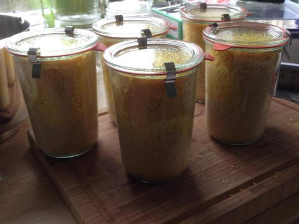 Kürbisbrot (mit Anleitung zum Einwecken)