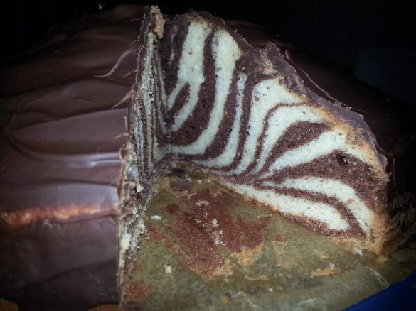 Zebrakuchen vegan